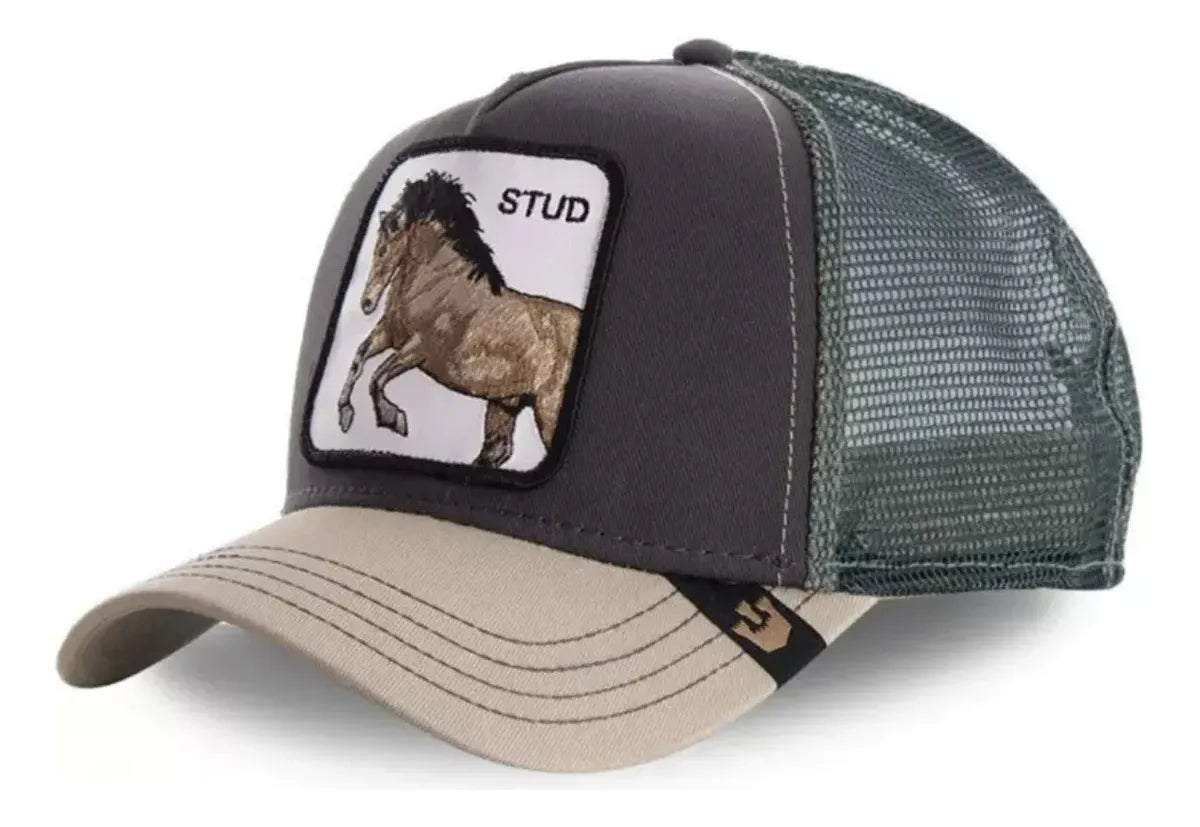 Gorra visera con parche animales - Aqua